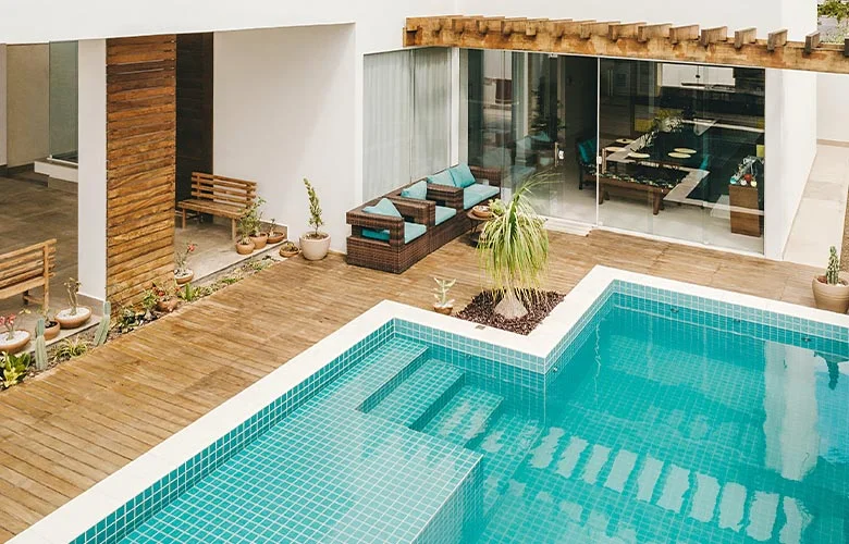 Piscina de Vinil em Grande ABC SP 4 Piscina de Vinil com Deck